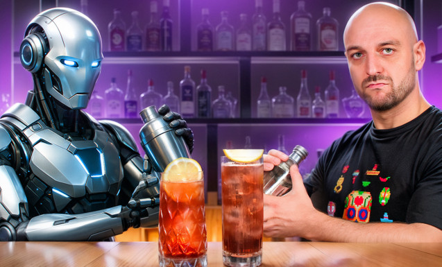 Claude AI makes a cocktail